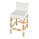 preview thumbnail 9 of 63, Serienna 24.5"H Seat Rattan Low Back Counter Stool