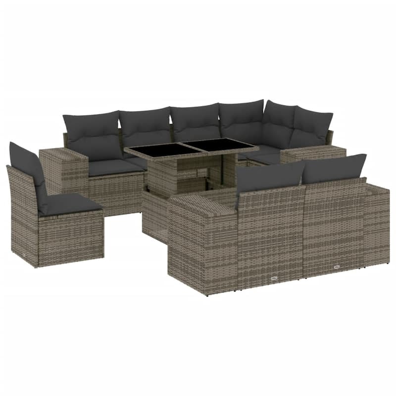 vidaXL Garden Sofa Set - 21.7 x 39.4 x 28.7