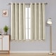 preview thumbnail 10 of 106, Deconovo Silver Line 52 Width Curtain Panel Pair (2 Panel) W52" x L63" - Light Beige