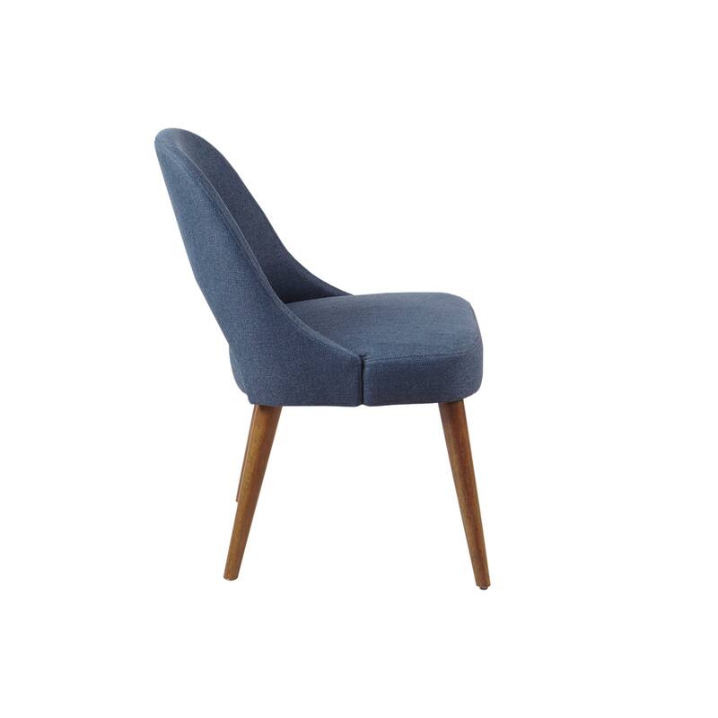 INK IVY Nola Upholstered Dining Side Chairs with Cutout Back design (Set of 2)