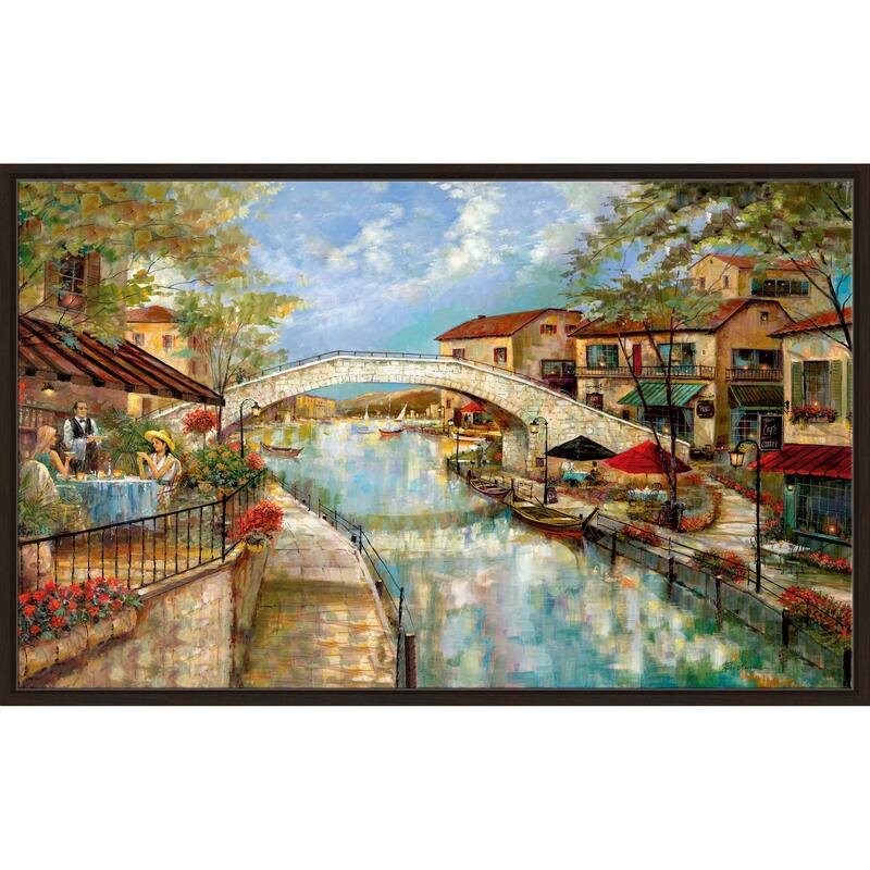 "A Day to Reminisce" by Ruane Manning Print on Floating Canvas