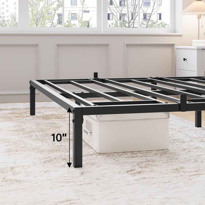Heavy Duty Metal Platform Bed Frame, No Box Spring Needed