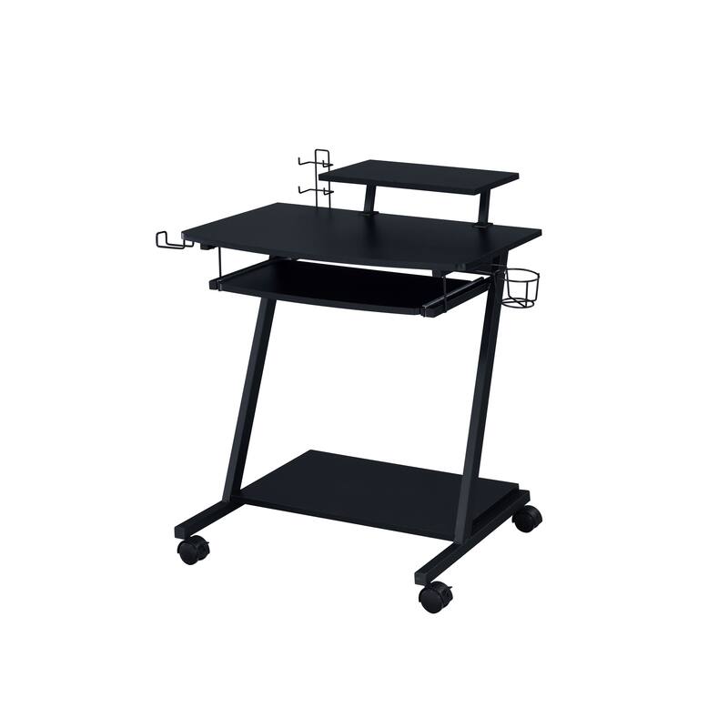 Ordrees Black Finish Gaming Desk