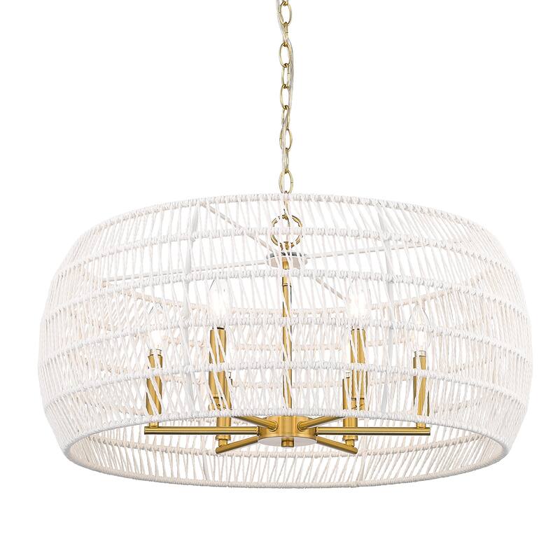 Ellie 27.13" Wide 6-Light Chandelier