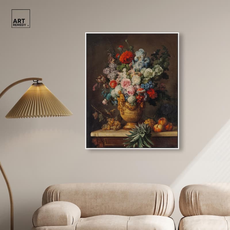 Vallayer 1789 Vase Canvas by Art Remedy