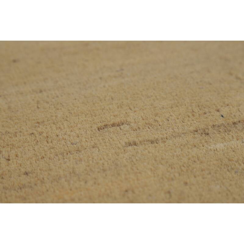 Modern Gabbeh Oriental Square Area Rug Handmade Wool Carpet - 5'3" x 7'10"