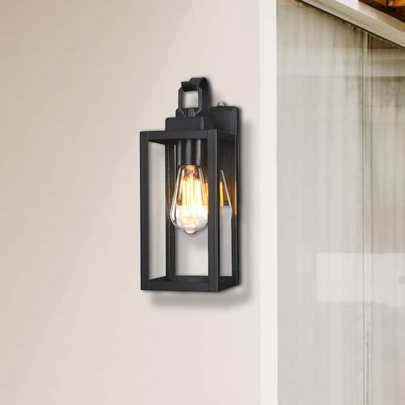 Dusk to Dawn Waterproof Wall Sconce Light Fixture for Porch - 5"x6.66"x13.74"