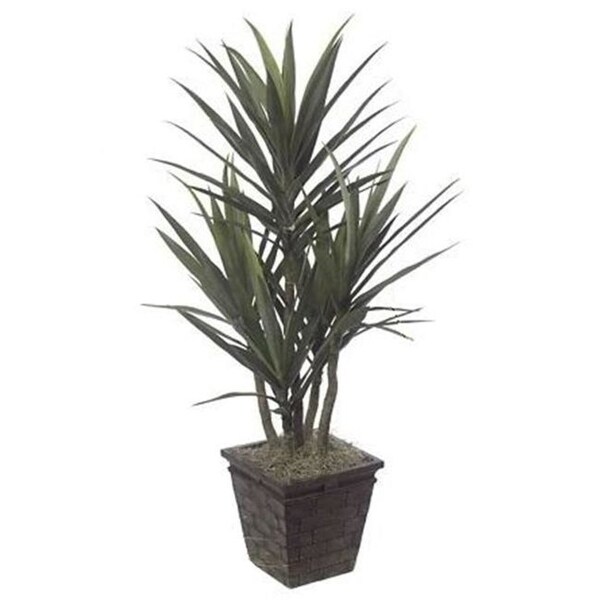 Autograph Foliages PF-61470 - 50 Inch Plastic Yucca - Two-Tone Green
