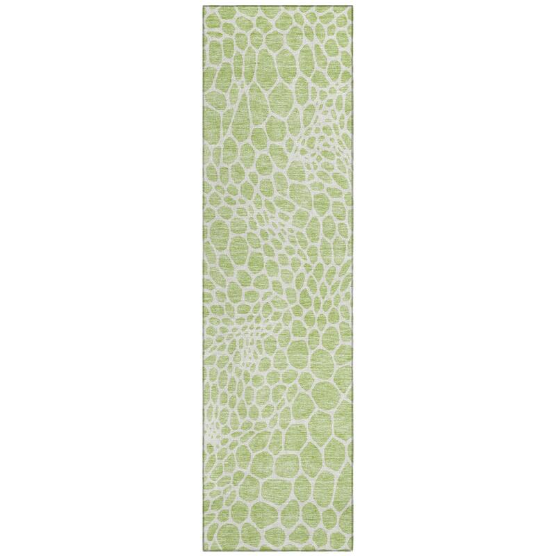 Machine Washable Indoor/ Outdoor Chantille Animal Print Rug