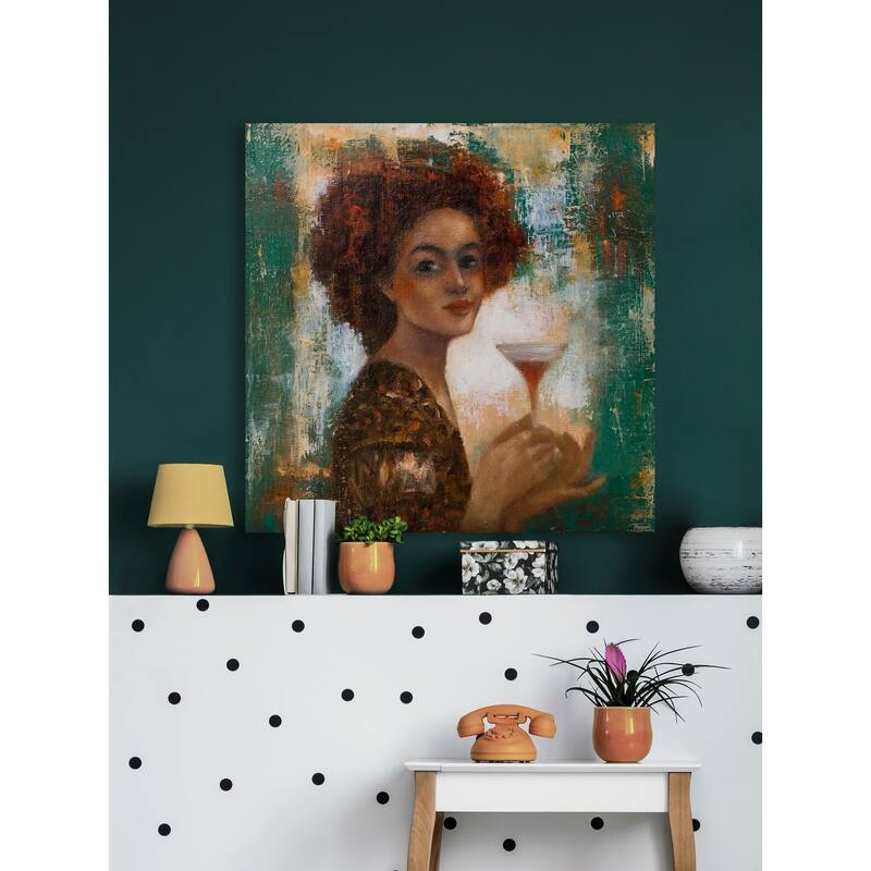 Golden Days Print on Wrapped Canvas