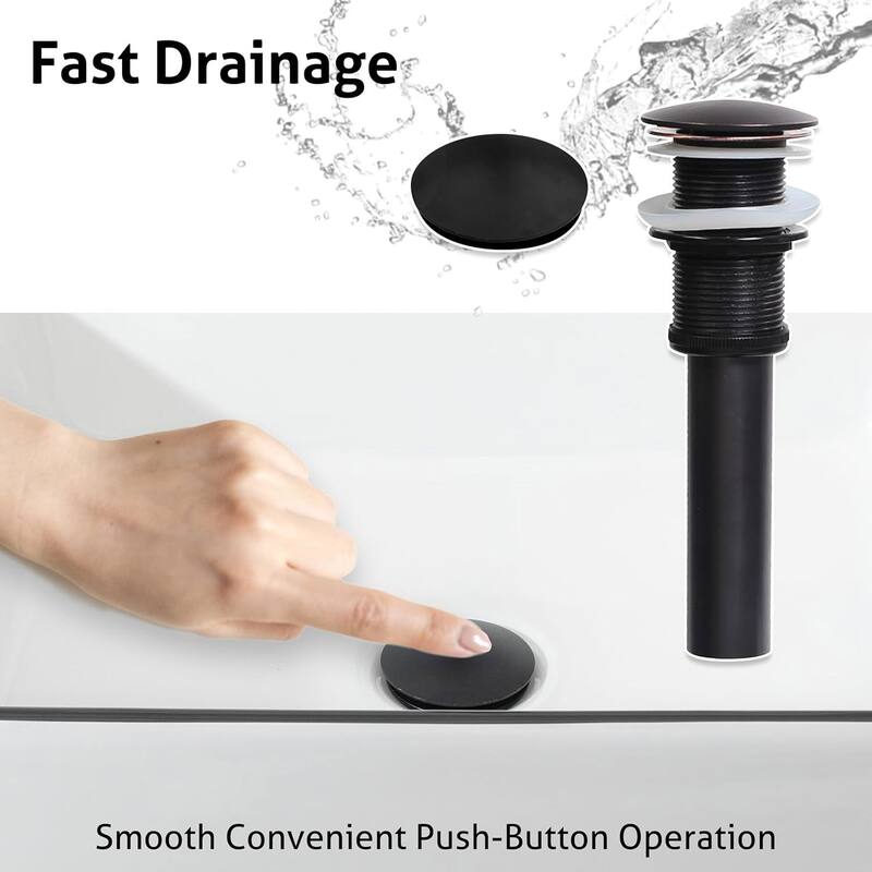 Eclife Artistic Vessel Sinks for Bathroom Vanity Tempered Glass Ceramic Basin