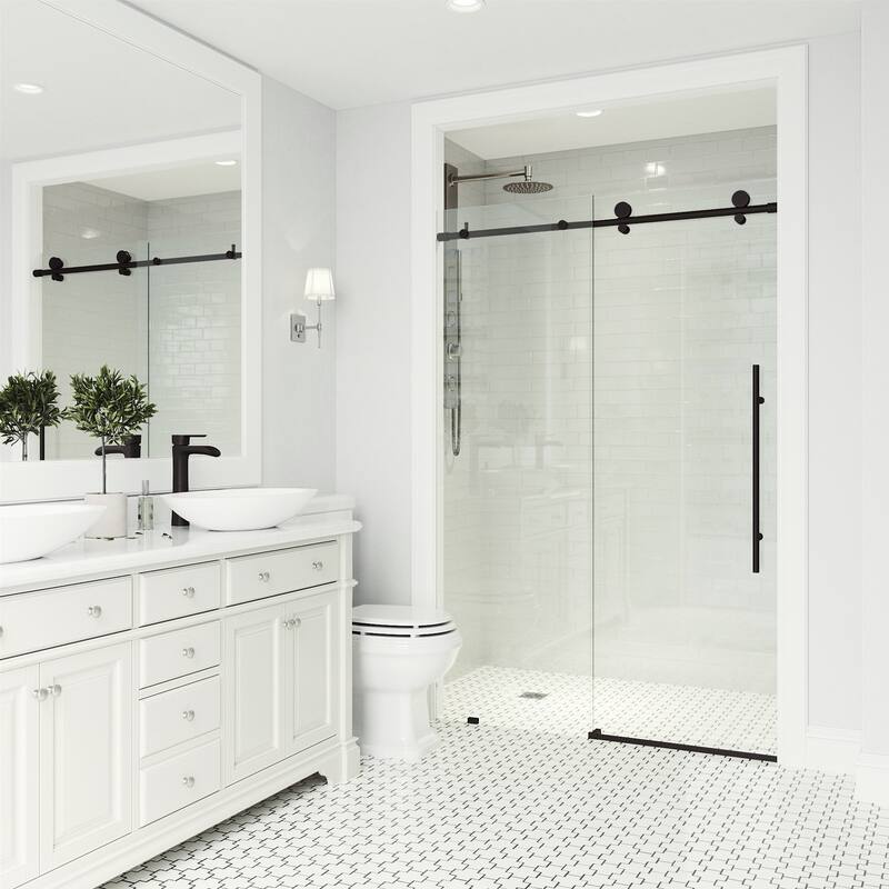 VIGO Elan E-Class Frameless Sliding Shower Door