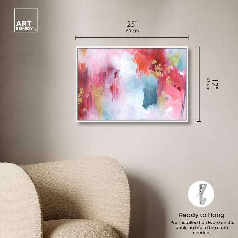 Rolling in Love Canvas by Art Remedy