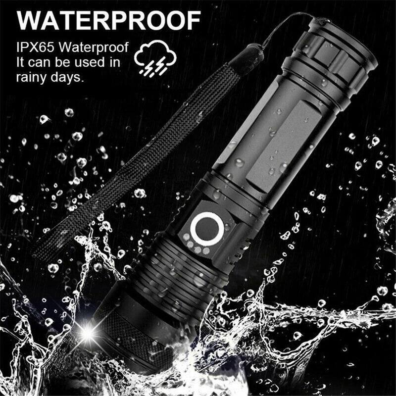90000 Lumens Powerful Flashlight