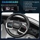 preview thumbnail 4 of 7, 12V Audi E-tron Kids Electric Ride-On Car with Remote Control, Suspension, LED Lights, Music & MP3 Player (White)