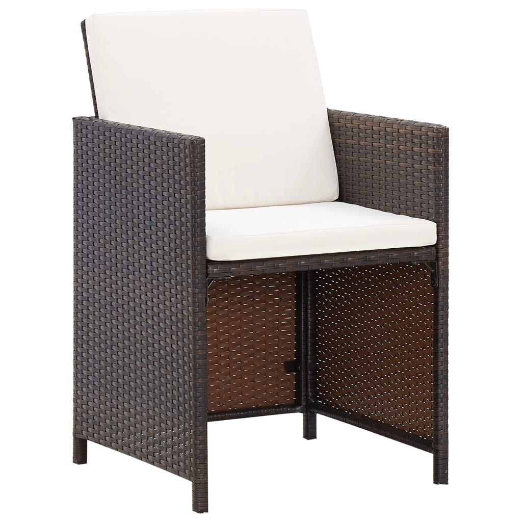 13 piece rattan cube garden furniture