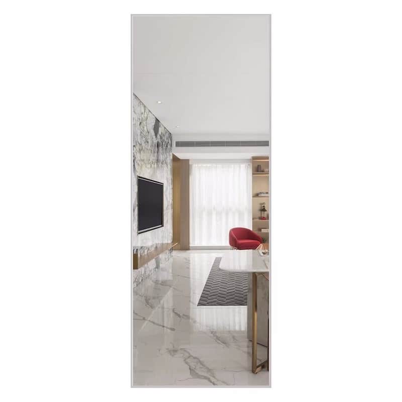 Dovelina Modern Full Length Floor Mirror - Freestanding Vanity Mirror for Bathroom or Living Space