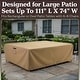 preview thumbnail 12 of 12, Pure Garden Polyester Waterproof Rectangular Patio Table Cover