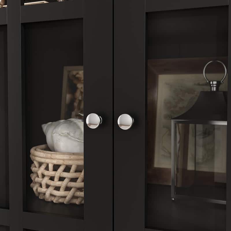 Timechee 31.5'' W Curio Cabinet Bookcase Display Cabinet China Cabinet