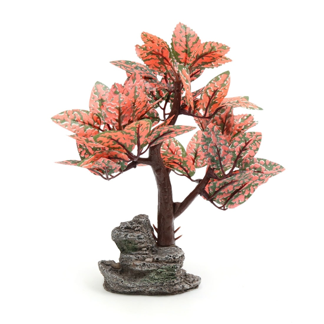 Shop Orange Plastic Trees Plant Ornament For Aquarium Fish Tank Landscape Decoration Overstock 24153704