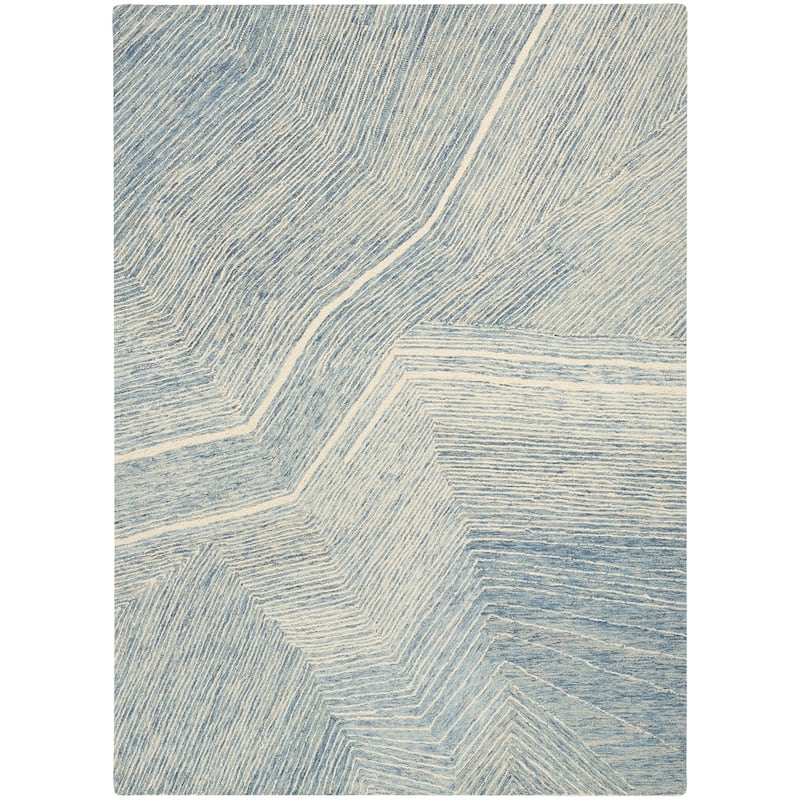 DKNY Pure Angles Indoor only Abstract Area Rug