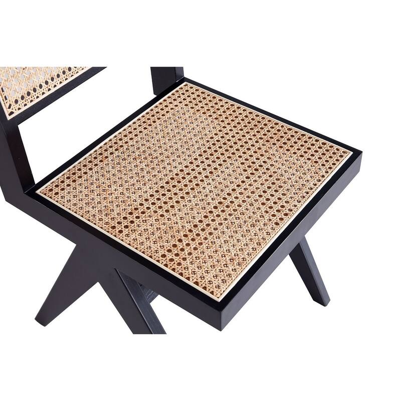 Manhattan Comfort Rockaway Hamlet Modern 70.86 Solid Wood Dining Set
