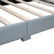 preview thumbnail 17 of 34, Platform Bed & Daybed Sectional Upholstered Bed Mother & Child Bed Grounded Bed Stripe Upholstered Bed- Queen & Twin XL Size