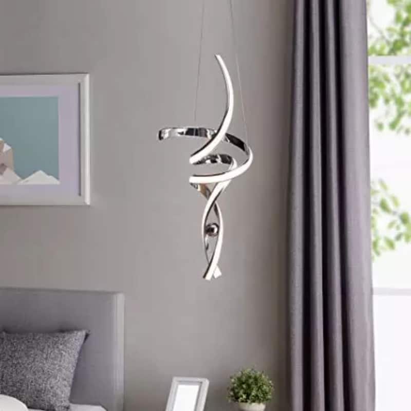 Hamburg Dimmable Integrated LED Pendant - N/A - Chrome