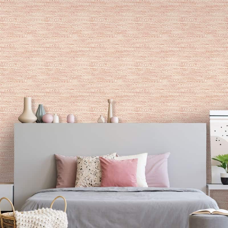Moire Dots Removable Peel and Stick Wallpaper