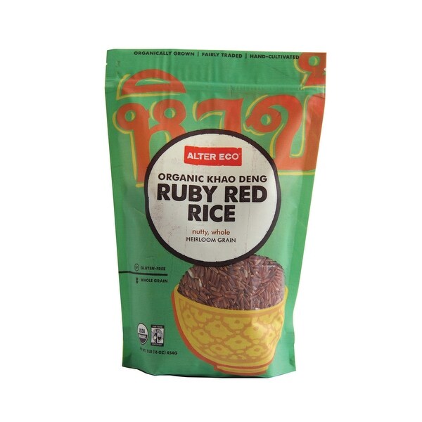 Alter Eco Americas Rice - Organic Khao Deng Ruby Red - Case of 8 - 16 oz.