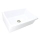 preview thumbnail 5 of 13, Highpoint Collection Fireclay Reversible Double Lip Farmhouse Sink