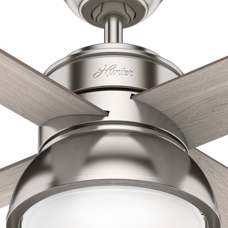 Hunter 36" Loki Ceiling Fan with LED Light - Bedrooms, Home Office, Laundry - Rustic, Farmhouse