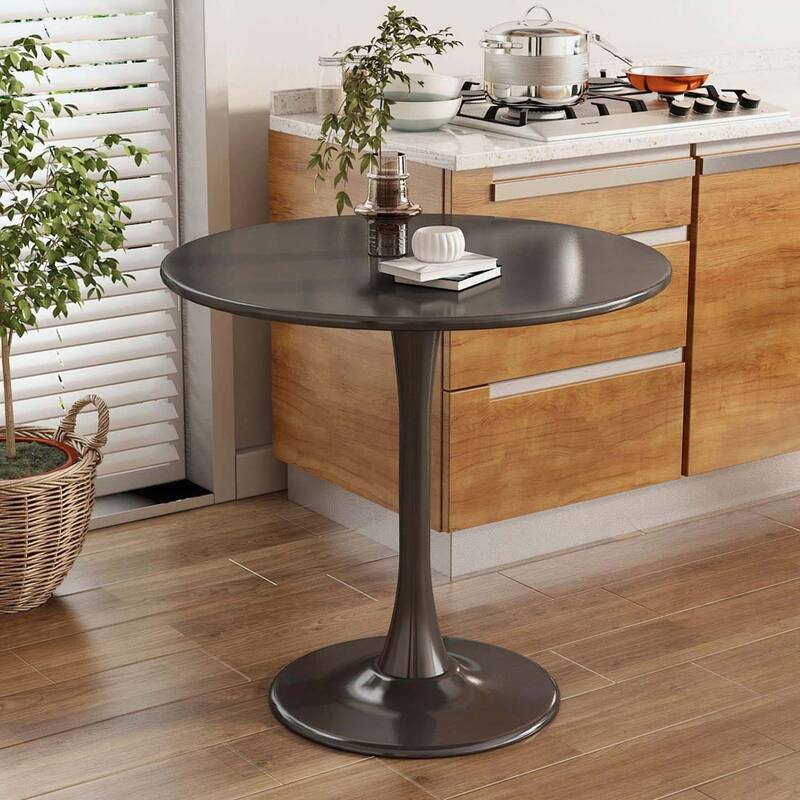 Modern Round Dining Table,Ideal for Compact Spaces and Stylish Interiors