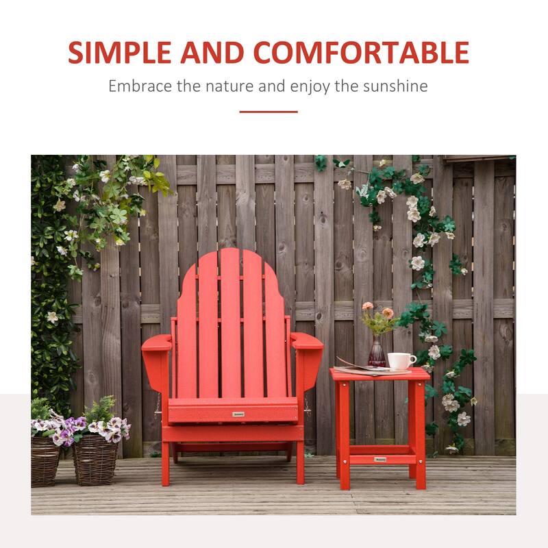 Folding Weather-Resistant Adirondack Chair