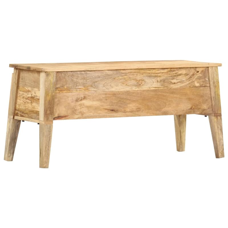 vidaXL Storage Box 39"x13.8"x18.9" Solid Mango Wood