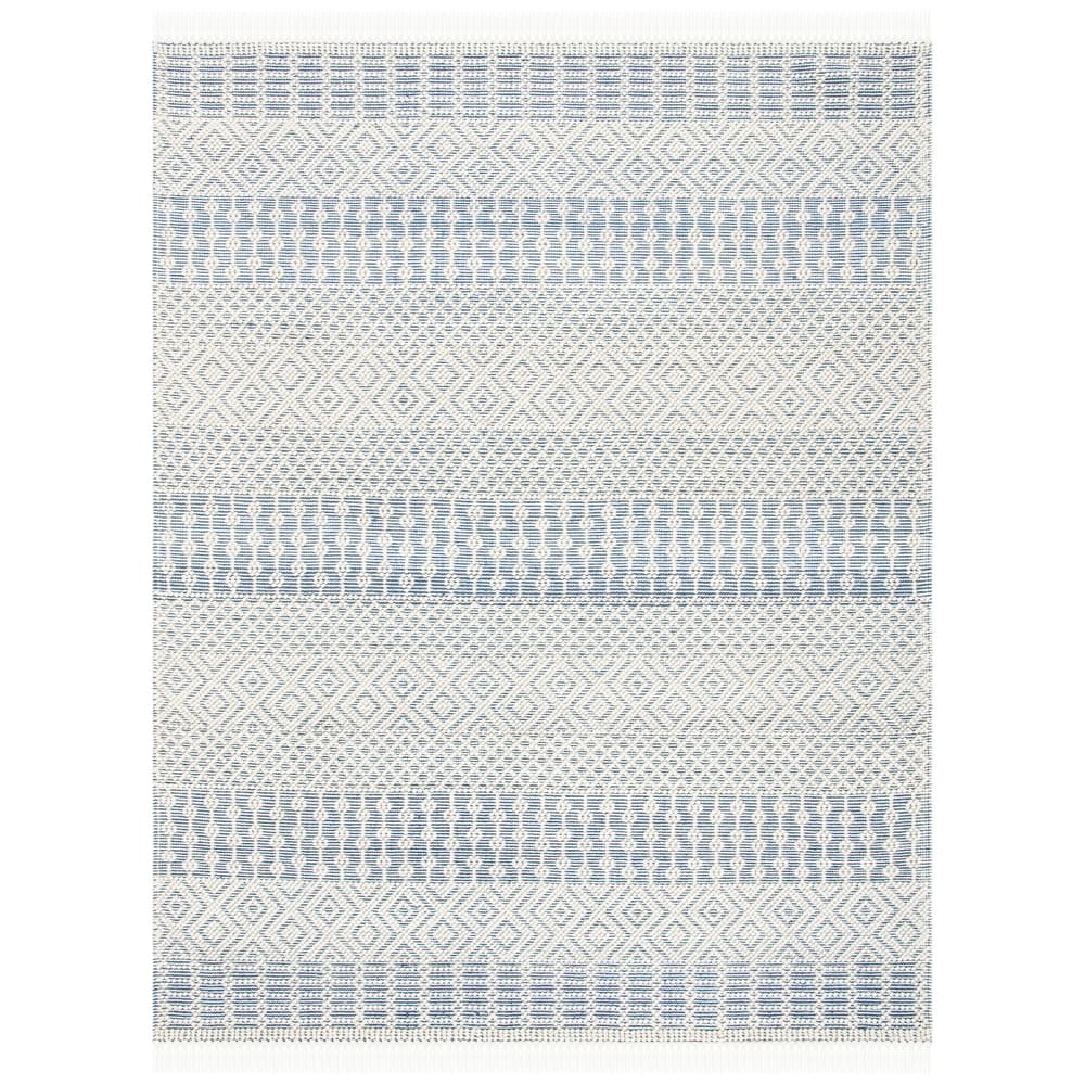 SAFAVIEH Handmade Natura Estel Wool Fringe Rug