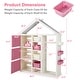 preview thumbnail 4 of 6, Kids Costume Storage Closet Pretend Dresser Wardrobe with Storage Bins