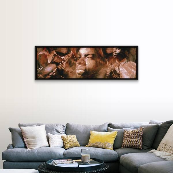 Shop Jazz Musicians In Composite Painting Black Float Frame