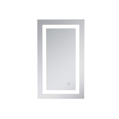 Avalon 18" x 30" Hardwired LED mirror - Silver
