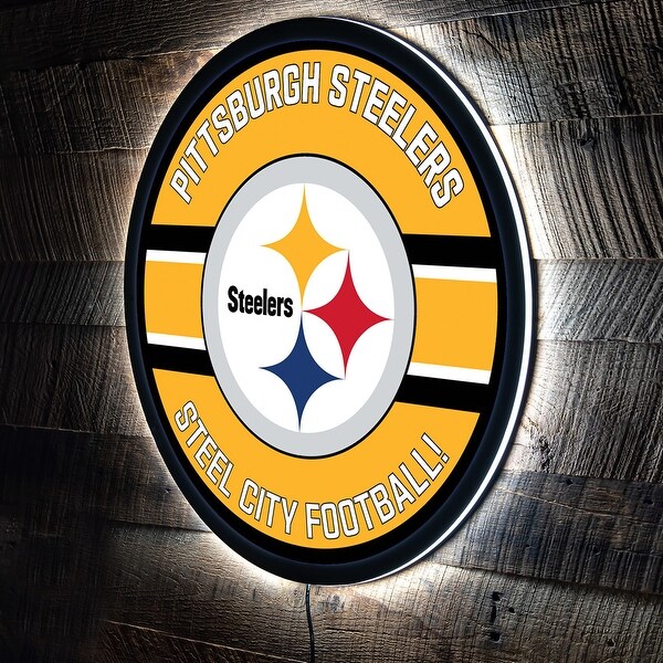 Pittsburgh Steelers LED Lighted Sign On Sale Bed Bath Beyond 36525431