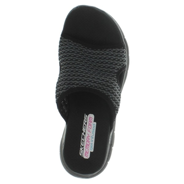 skechers memory foam sandals womens