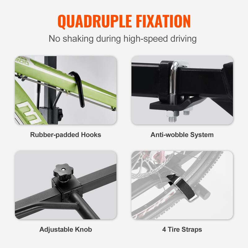 Hitch Mount Bike Rack for Car, SUV, Truck, RV