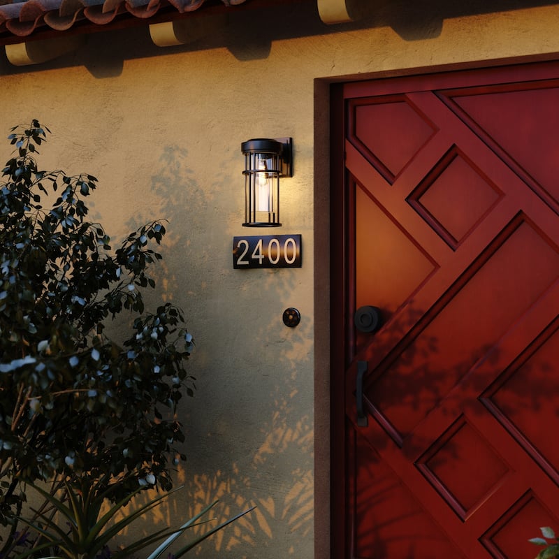 Vaxcel Lighting T0742 Crestline 14" Tall Outdoor Wall Sconce with
