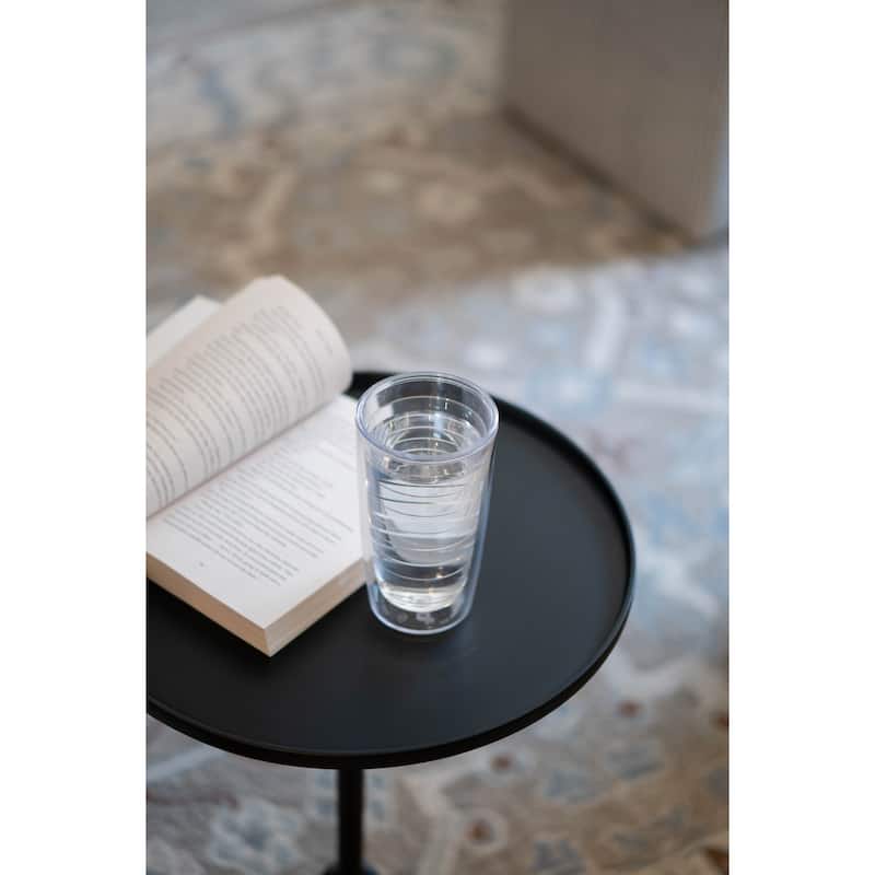 Tervis Clear & Colorful Tabletop Made in USA Double Walled Insulated Travel Tumbler, Clear