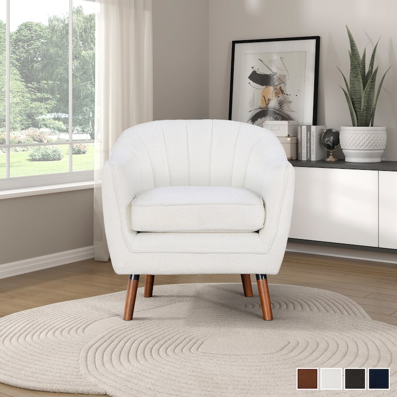 Evansville Textured Fabric Accent Chair - 30" x 31" x 30"