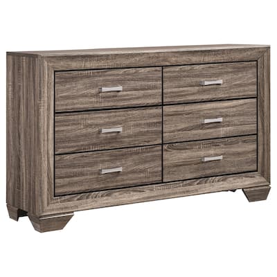 Kauffman Transitional Wood 6-drawer Dresser