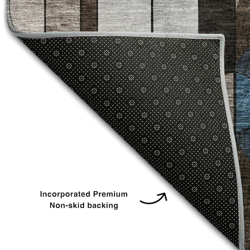 Premium Washable Super Soft Contemporary Deco Mayfield Rug
