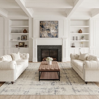 Rustic Textures Vintage Abstract Modern Area Rug