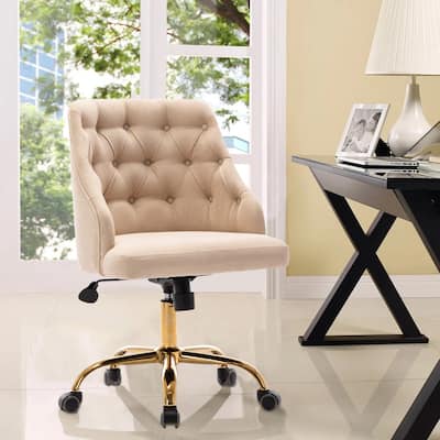 GZMR Fabric Home Height-adjustable Office Chair