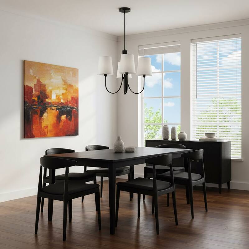 Artcraft Rhythm - Chandelier - 3-Light - Black